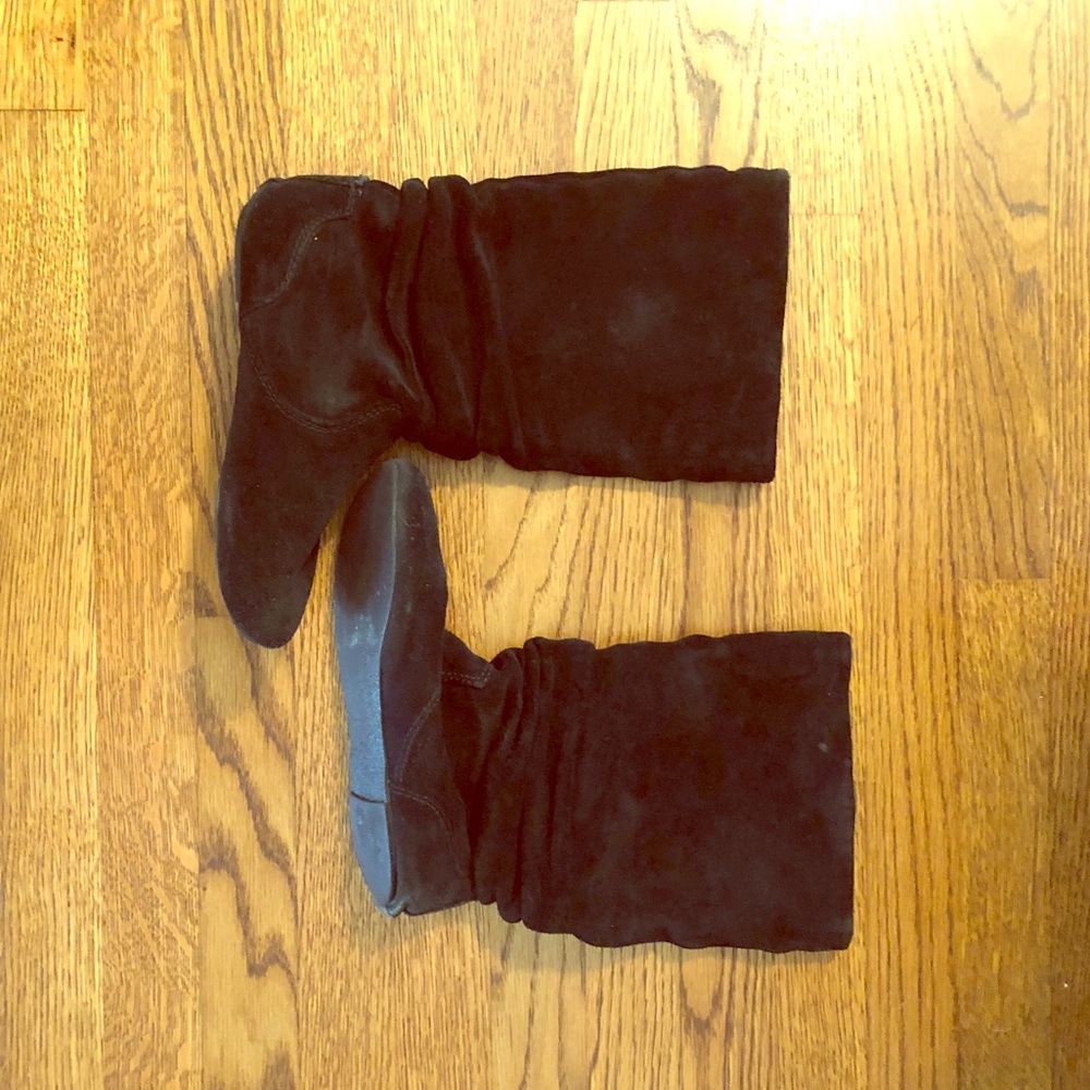 Black Suede Boots